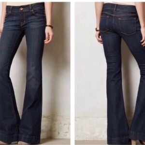 J Brand Flare Leg 800 Ink Dark Wash Jeans Sz 28 Y2K Denim Excellent Preowned